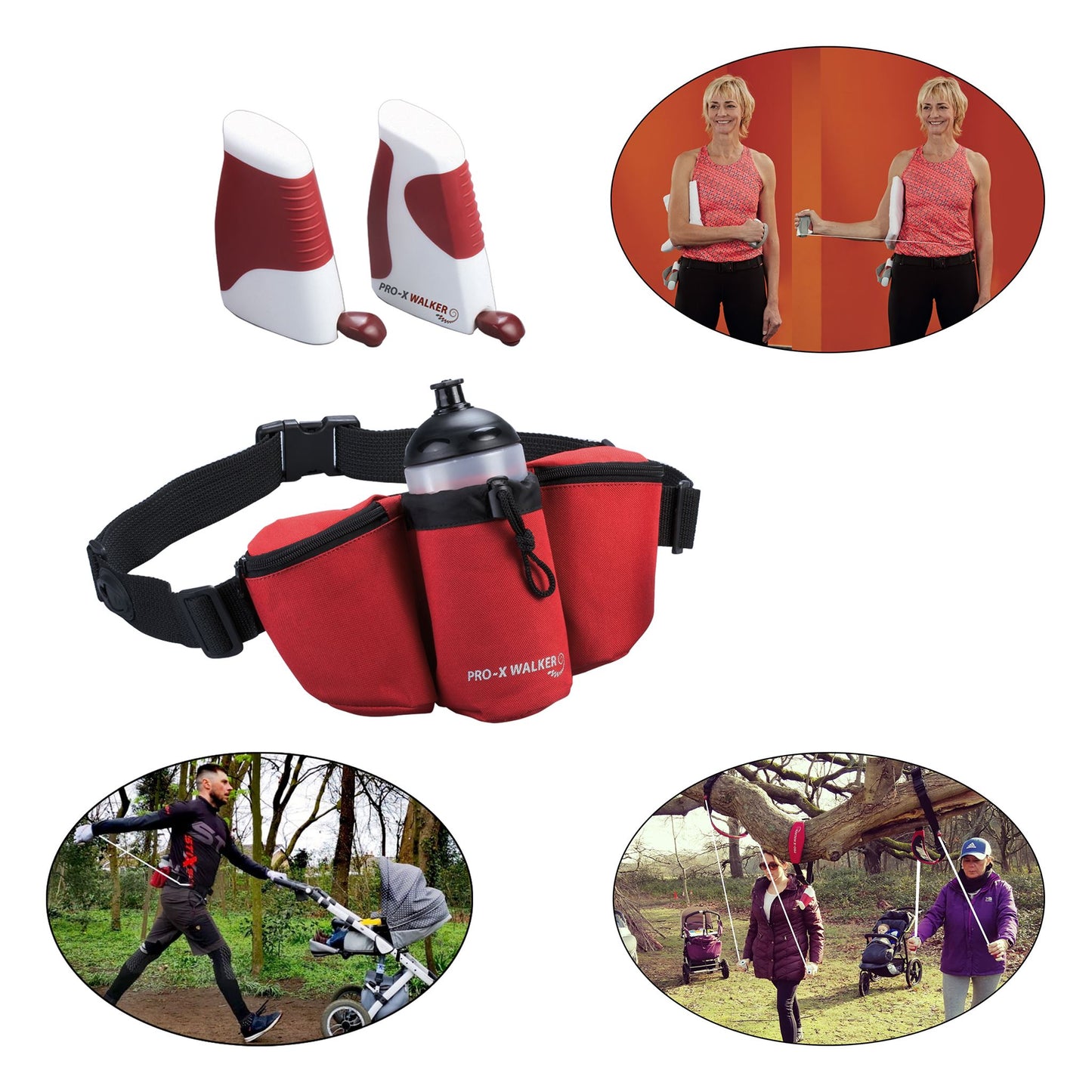 Pro X Walker - Walking and GYM in one - Multifunctional Belt with bottle